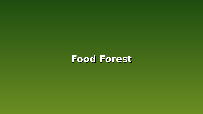 JAM Mission Food Forest