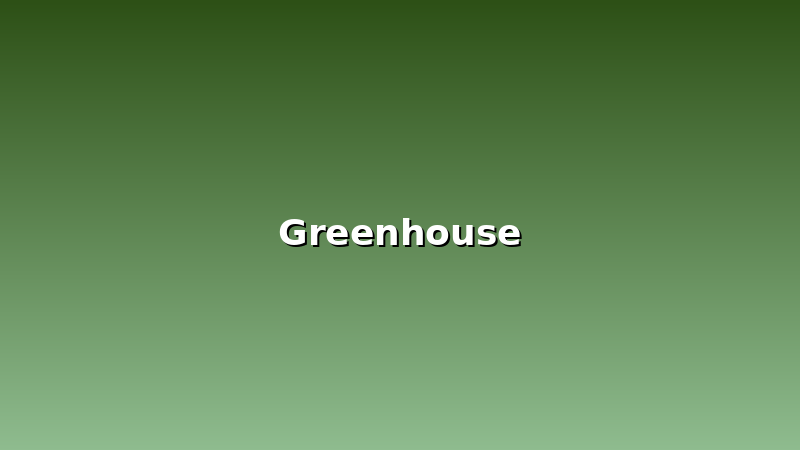JAM Mission Greenhouse